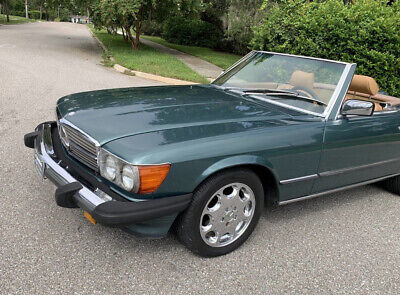 Mercedes-Benz-500-Series-Cabriolet-1986-Teal-Tan-179295-17