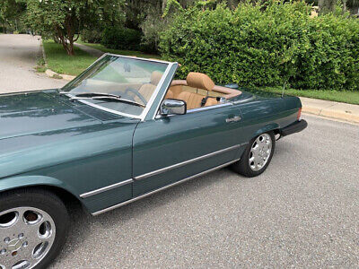 Mercedes-Benz-500-Series-Cabriolet-1986-Teal-Tan-179295-18