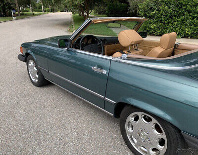 Mercedes-Benz-500-Series-Cabriolet-1986-Teal-Tan-179295-23