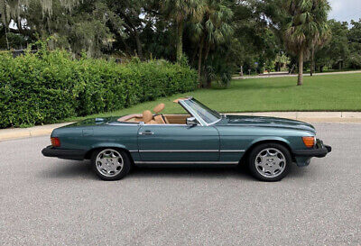 Mercedes-Benz-500-Series-Cabriolet-1986-Teal-Tan-179295-4