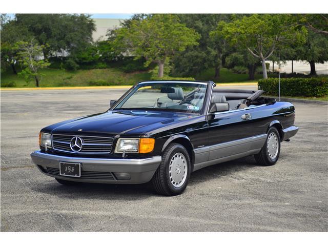 Mercedes-Benz-500-Series-Cabriolet-1987-Black-Gray-162544-2