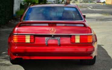 Mercedes-Benz-500-Series-Coupe-1983-Burgundy-Tan-181101-2