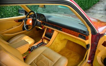 Mercedes-Benz-500-Series-Coupe-1983-Burgundy-Tan-181101-25