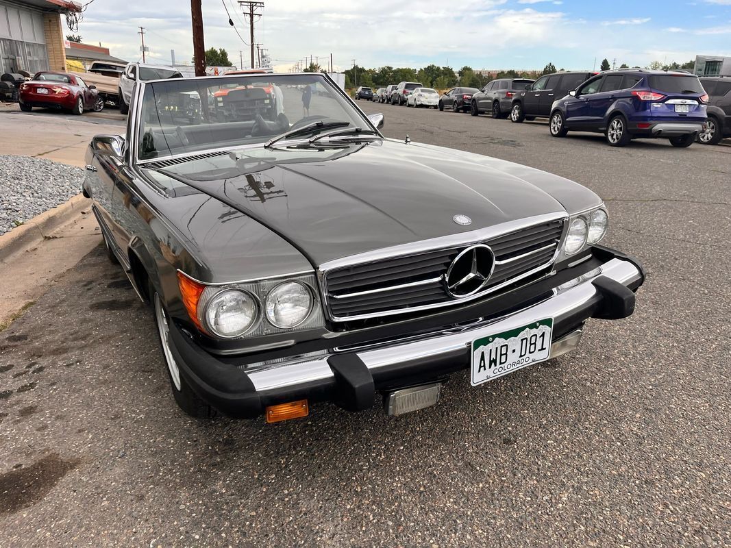 Mercedes-Benz-SL-Class-1974-Gray-Black-152435-19