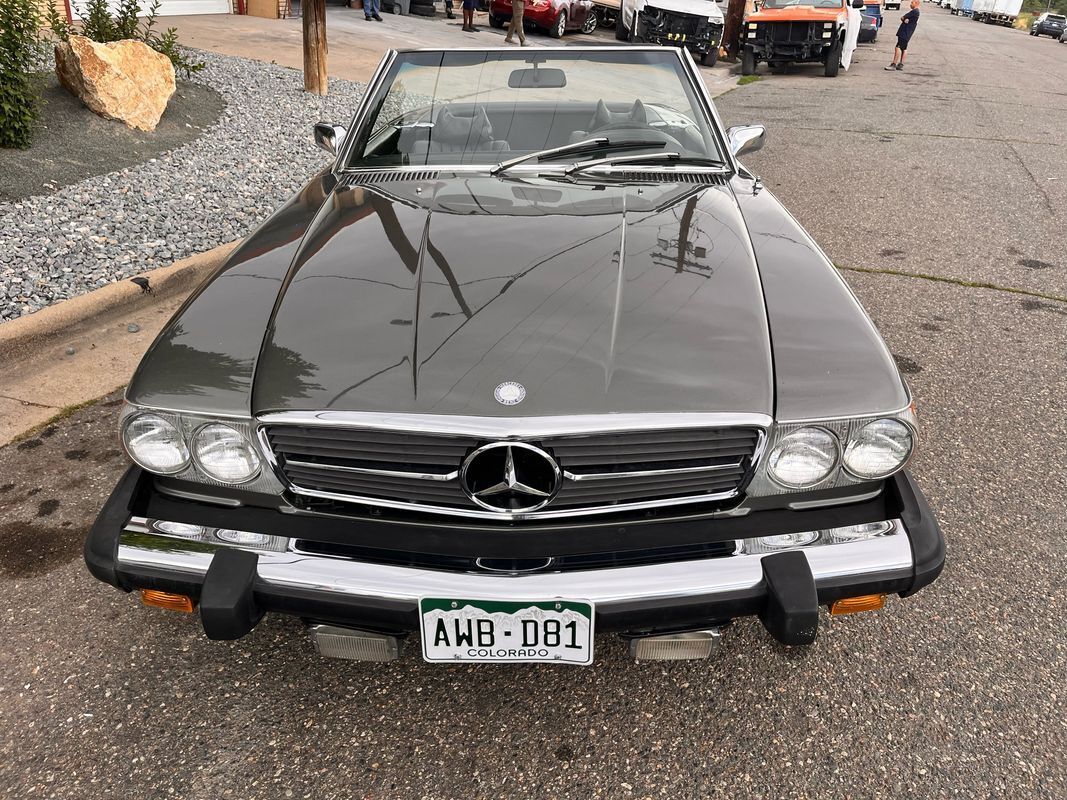 Mercedes-Benz-SL-Class-1974-Gray-Black-152435-5