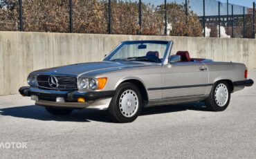 Mercedes-Benz-SL-Class-1986-Silver-Red-156732-23