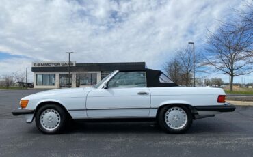 Mercedes-Benz-SL-Class-1989-White-Gray-81196-7