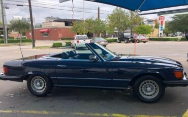 Mercedes-Benz-SL-Class-Cabriolet-1979-Blue-Blue-204387-2