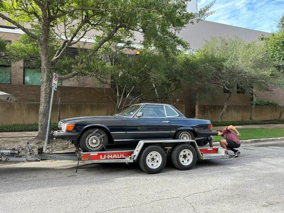 Mercedes-Benz-SL-Class-Cabriolet-1979-Blue-Blue-204387-6