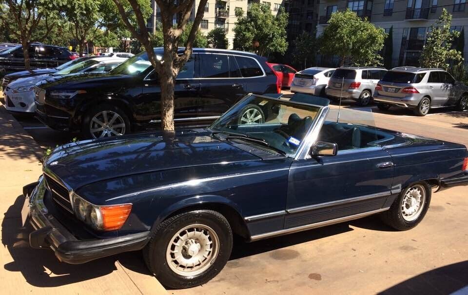 Mercedes-Benz-SL-Class-Cabriolet-1979-Blue-Blue-204387-7