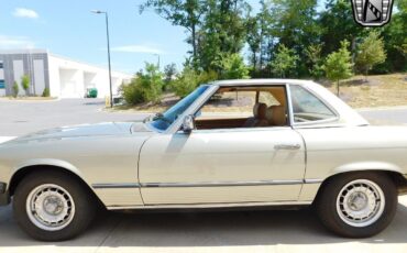 Mercedes-Benz-SL-Class-Cabriolet-1980-Green-Saddle-171035-6