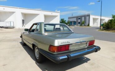 Mercedes-Benz-SL-Class-Cabriolet-1980-Green-Saddle-171035-8