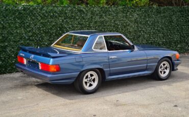 Mercedes-Benz-SL-Class-Cabriolet-1984-Blue-Tan-233355-3