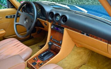 Mercedes-Benz-SL-Class-Cabriolet-1984-Blue-Tan-233355-36