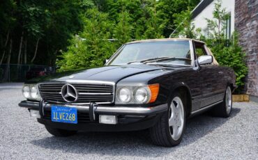 Mercedes-Benz-SL-Class-Cabriolet-1985-Green-Tan-182490-11