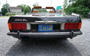 Mercedes-Benz-SL-Class-Cabriolet-1985-Green-Tan-182490-24