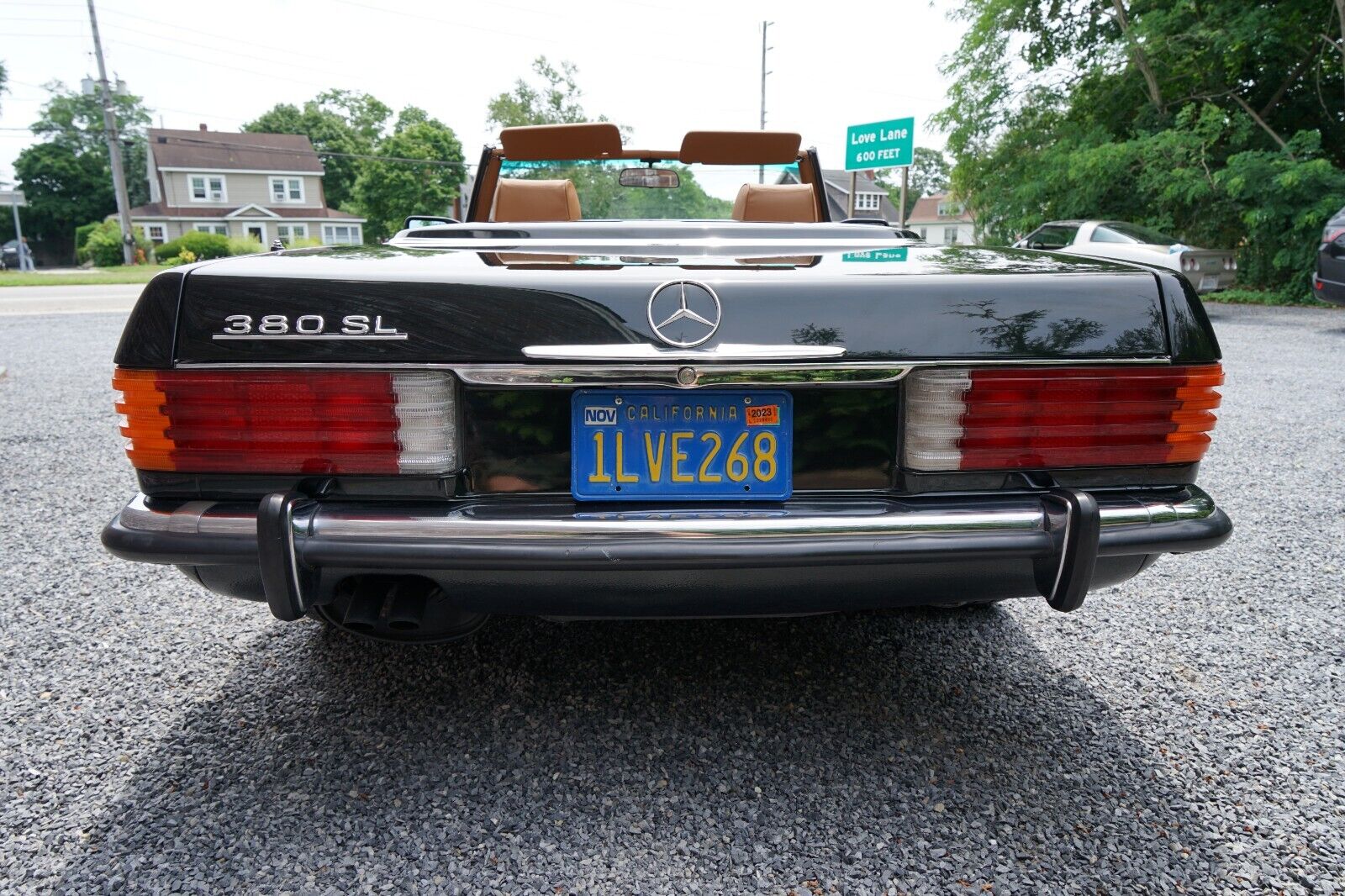 Mercedes-Benz-SL-Class-Cabriolet-1985-Green-Tan-182490-24