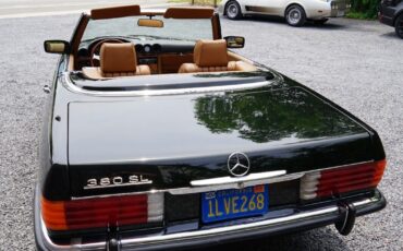 Mercedes-Benz-SL-Class-Cabriolet-1985-Green-Tan-182490-25