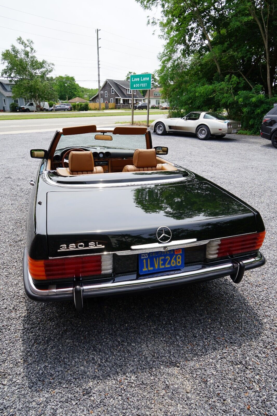 Mercedes-Benz-SL-Class-Cabriolet-1985-Green-Tan-182490-25