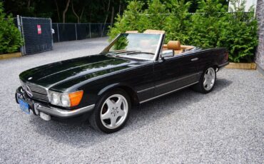 Mercedes-Benz-SL-Class-Cabriolet-1985-Green-Tan-182490-29