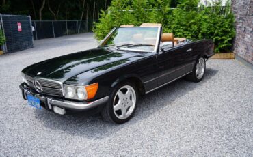 Mercedes-Benz-SL-Class-Cabriolet-1985-Green-Tan-182490-30