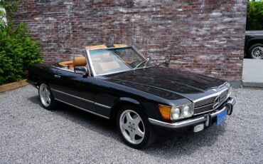 Mercedes-Benz-SL-Class-Cabriolet-1985-Green-Tan-182490-33