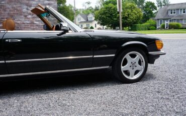 Mercedes-Benz-SL-Class-Cabriolet-1985-Green-Tan-182490-34