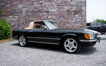 Mercedes-Benz-SL-Class-Cabriolet-1985-Green-Tan-182490-7