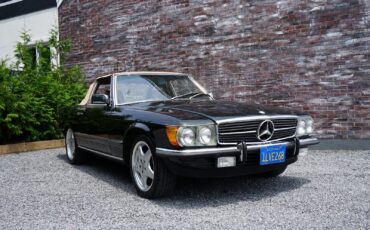 Mercedes-Benz-SL-Class-Cabriolet-1985-Green-Tan-182490-8