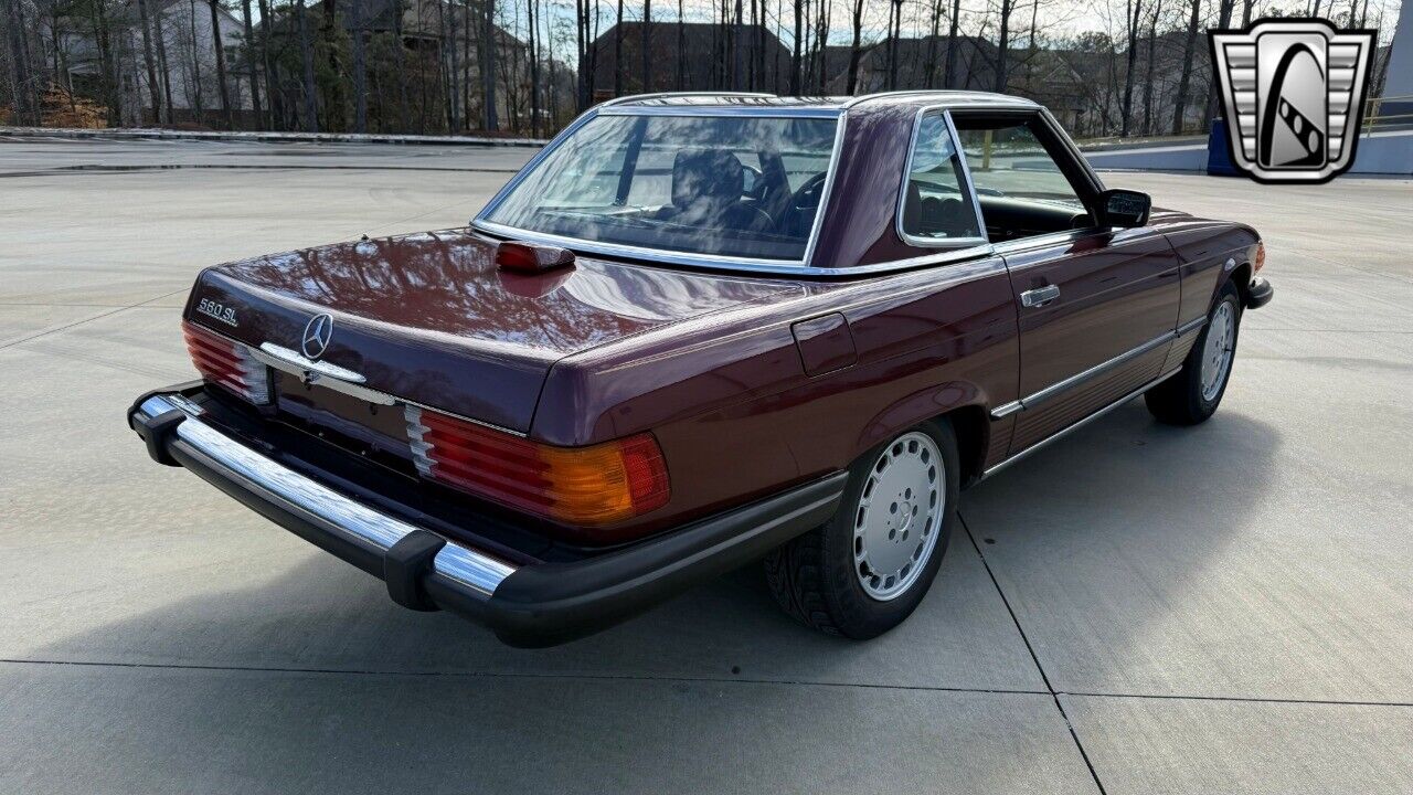 Mercedes-Benz-SL-Class-Cabriolet-1986-Red-Black-124502-3