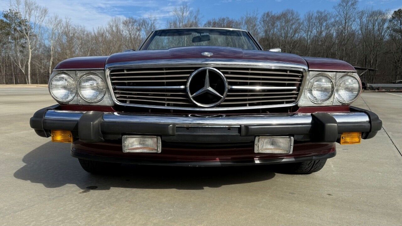 Mercedes-Benz-SL-Class-Cabriolet-1986-Red-Black-124502-9