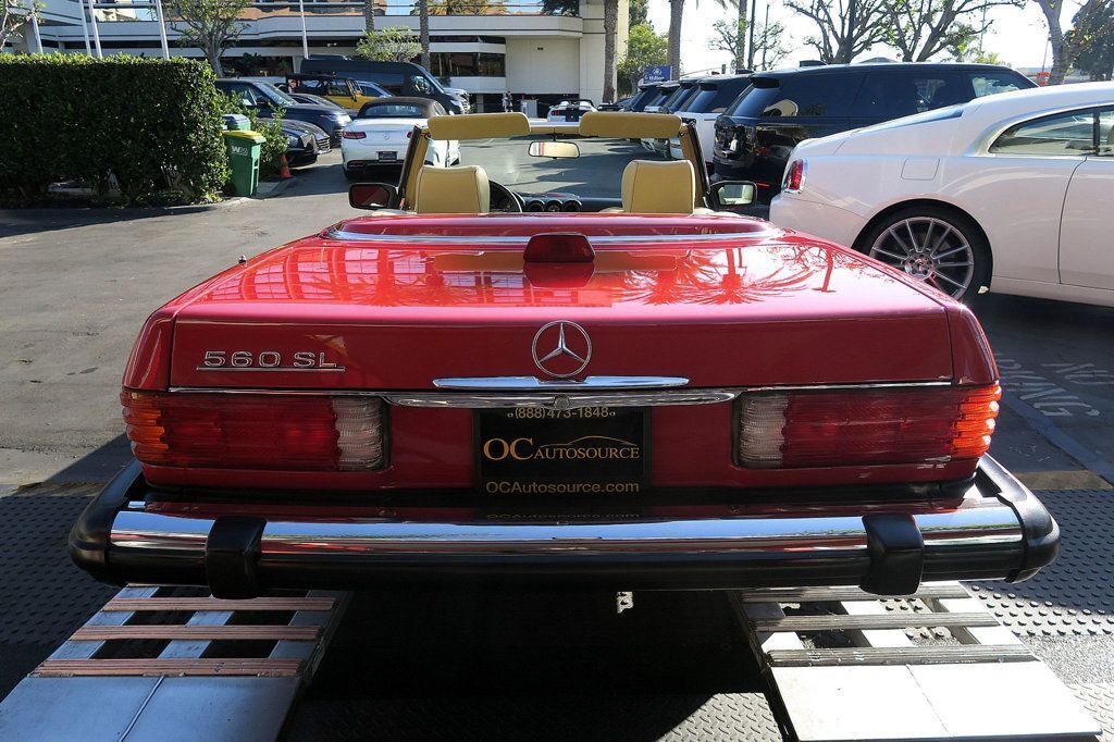 Mercedes-Benz-SL-Class-Cabriolet-1986-Red-Creme-Beige-174557-7