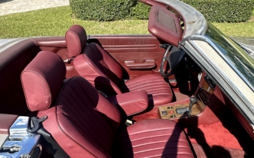 Mercedes-Benz-SL-Class-Cabriolet-1987-Gray-Burgundy-129230-17