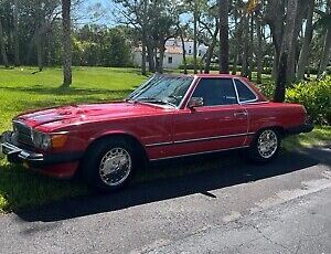 Mercedes-Benz-SL-Class-Cabriolet-1989-Red-177028-10