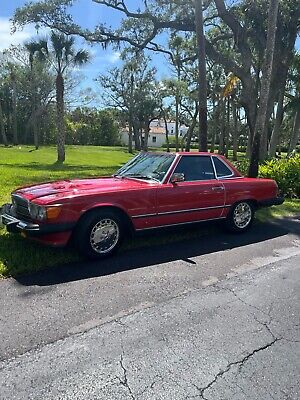 Mercedes-Benz-SL-Class-Cabriolet-1989-Red-177028-10