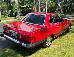 Mercedes-Benz-SL-Class-Cabriolet-1989-Red-177028-11