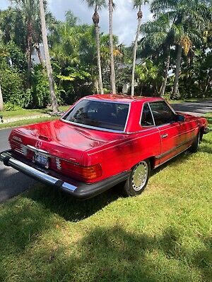 Mercedes-Benz-SL-Class-Cabriolet-1989-Red-177028-11