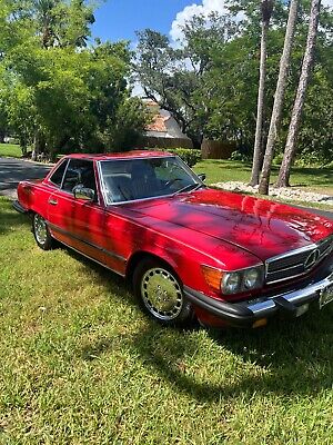 Mercedes-Benz-SL-Class-Cabriolet-1989-Red-177028-12