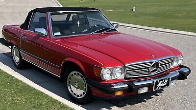 Mercedes-Benz-SL-Class-Cabriolet-1989-Red-177028-16