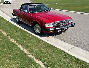 Mercedes-Benz-SL-Class-Cabriolet-1989-Red-177028-17