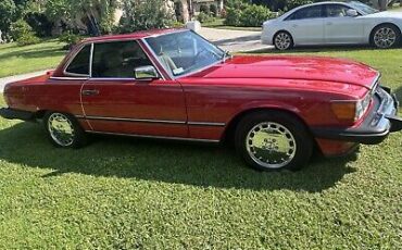 Mercedes-Benz-SL-Class-Cabriolet-1989-Red-177028-2