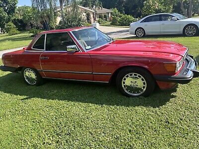 Mercedes-Benz-SL-Class-Cabriolet-1989-Red-177028-2