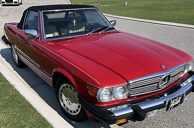 Mercedes-Benz-SL-Class-Cabriolet-1989-Red-177028-20