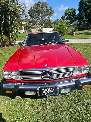 Mercedes-Benz-SL-Class-Cabriolet-1989-Red-177028-3