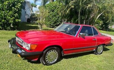 Mercedes-Benz-SL-Class-Cabriolet-1989-Red-177028-4