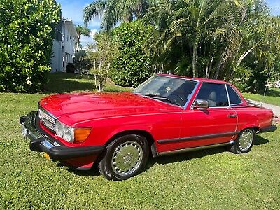 Mercedes-Benz-SL-Class-Cabriolet-1989-Red-177028-4