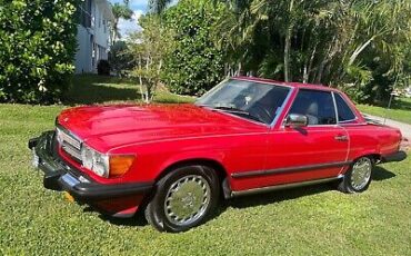 Mercedes-Benz-SL-Class-Cabriolet-1989-Red-177028-5