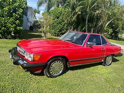 Mercedes-Benz-SL-Class-Cabriolet-1989-Red-177028-5