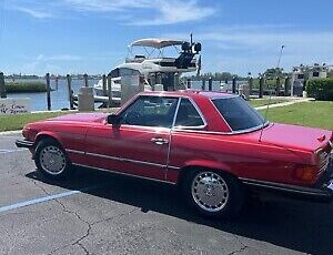 Mercedes-Benz-SL-Class-Cabriolet-1989-Red-177028-6