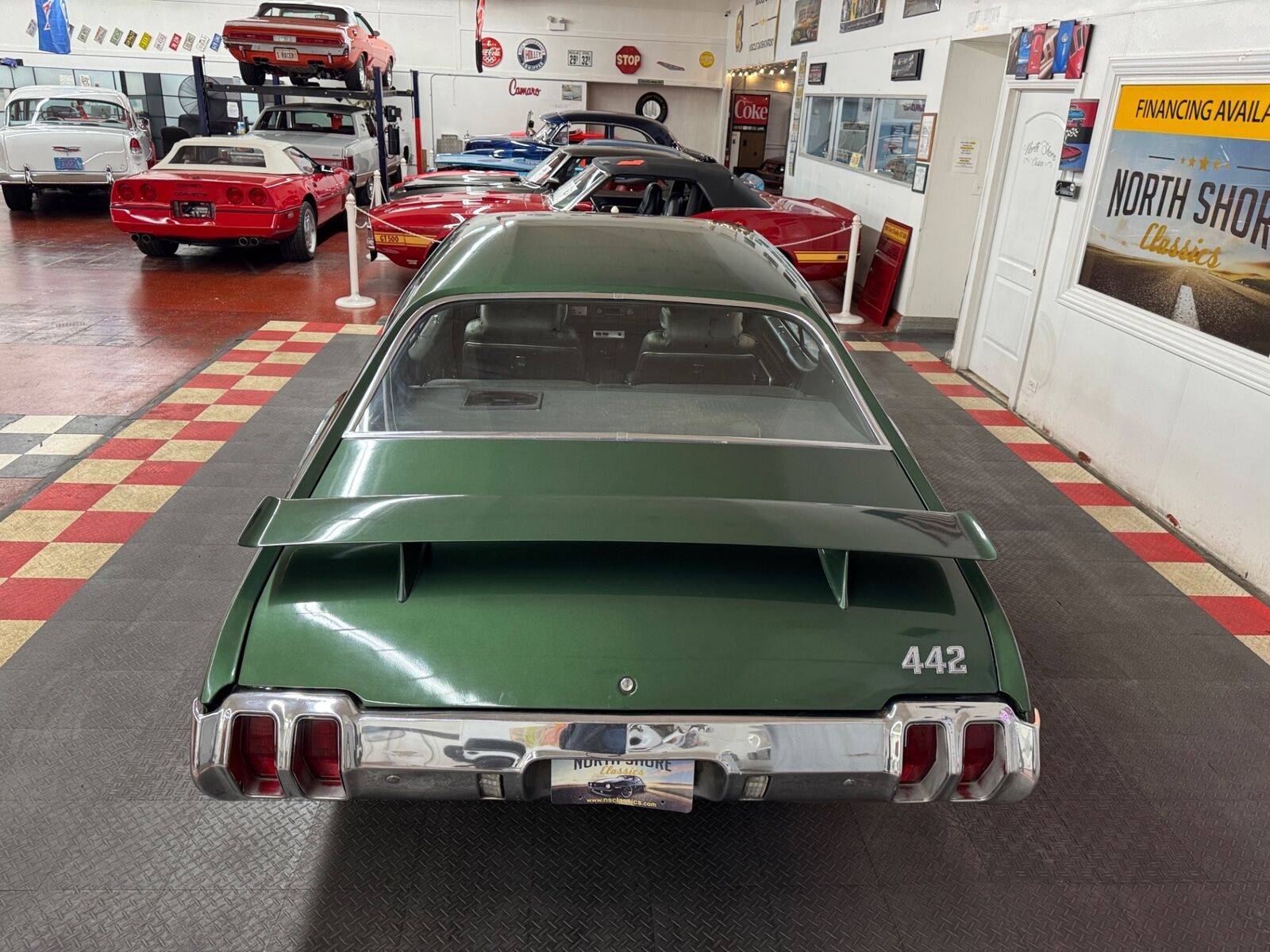 Oldsmobile-442-1970-Green-Green-22779-19